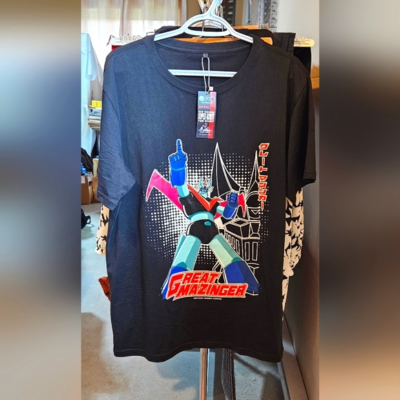 HL Pro Great Mazinger Z Tshirt Large NWT Grendizer Goldorak style - Picture 1 of 5